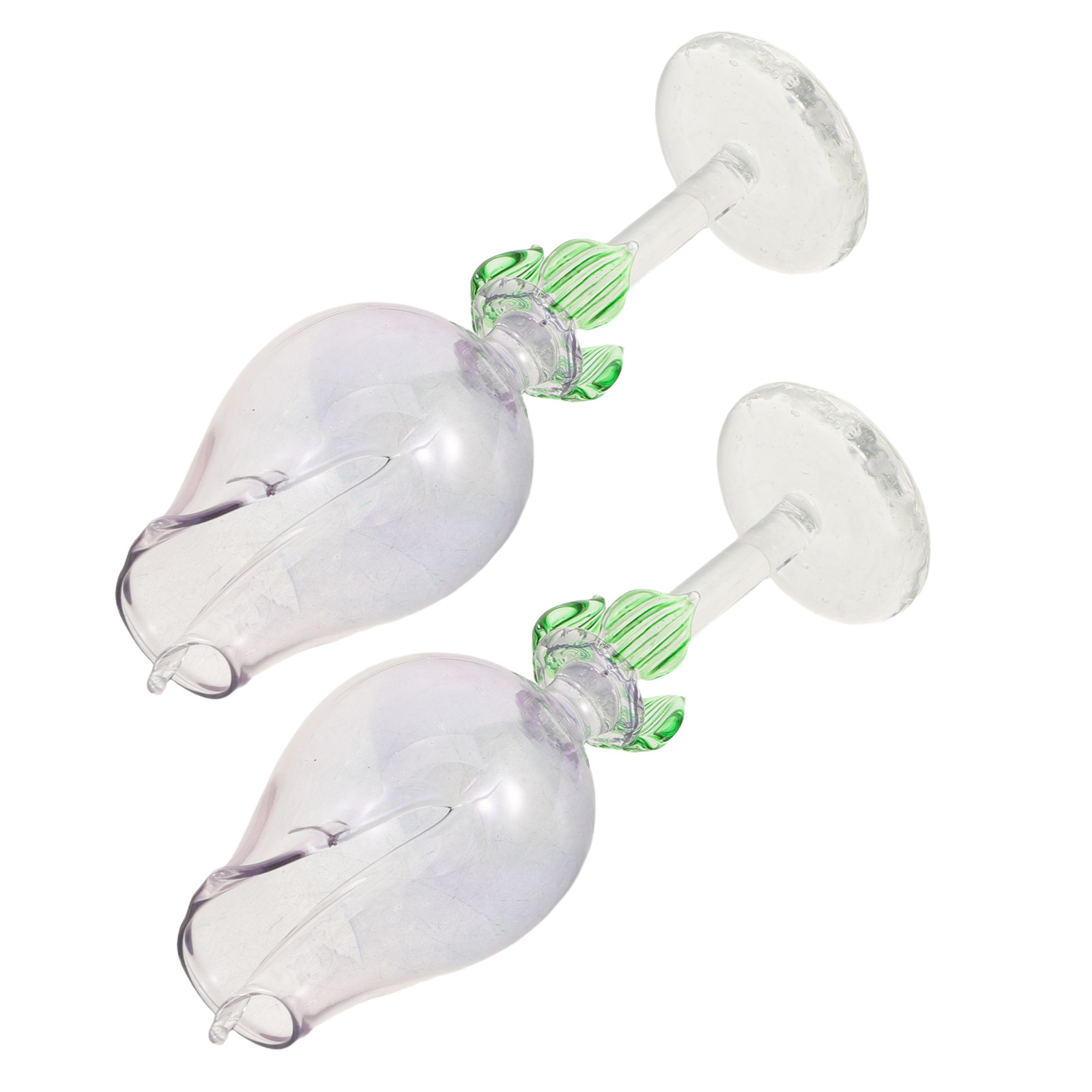 Home Fragrance - 2Pcs Flower Shaped Glass Essential Oil