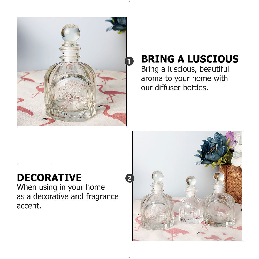 5Sets Fragrance Bottles Transp - đánh giá và giá Home And You Fragrance Diffuser
