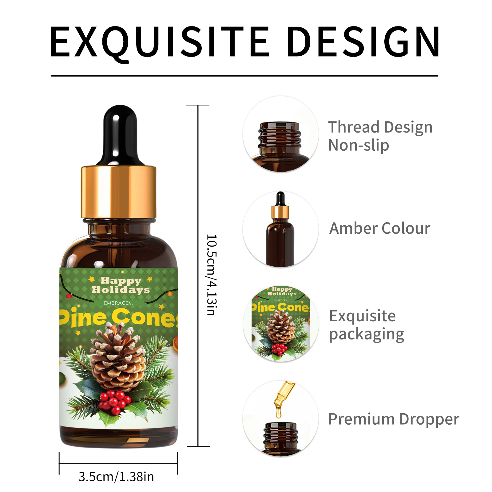 30ml Pine Cones Essential Oil  - đánh giá và giá Xmas Home Fragrance
