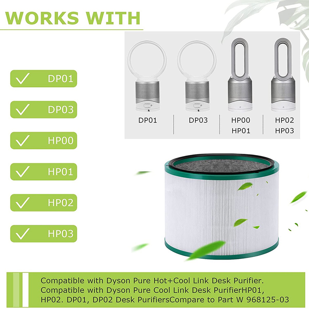 New Replacement Filter for Dys - đánh giá và giá Dyson Fan Pure Cool