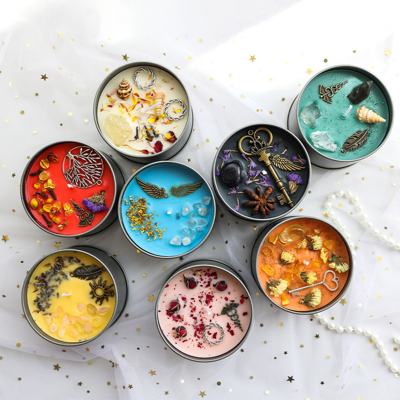 Handmade Crystal Iron Can Wax  - đánh giá và giá Home Fragrance Jar