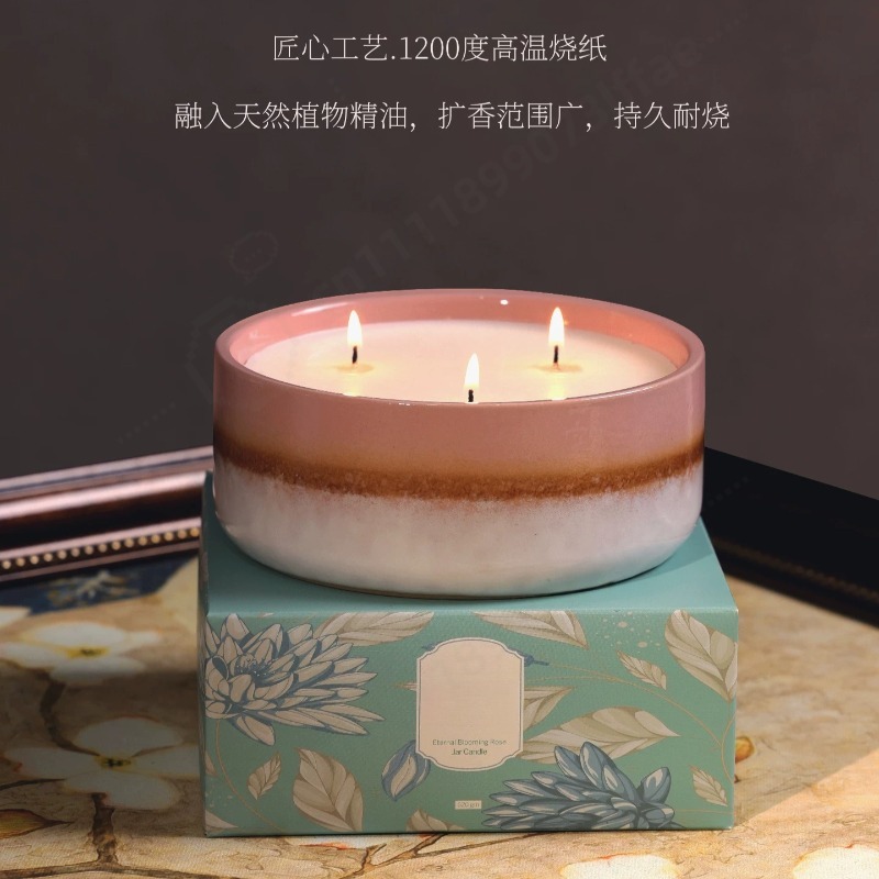Large Ceramic Jar Scented Cand - đánh giá và giá Home Fragrance Jar