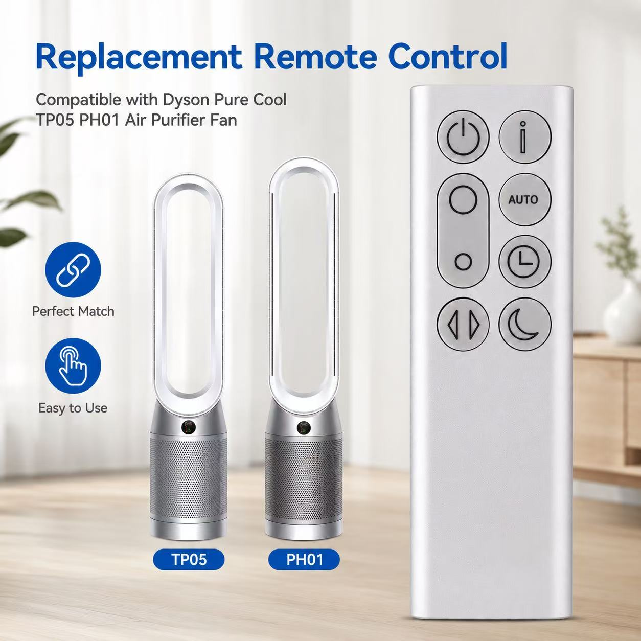 TP05 PH01 DN Replacement Remot - đánh giá và giá Dyson Fan Pure Cool