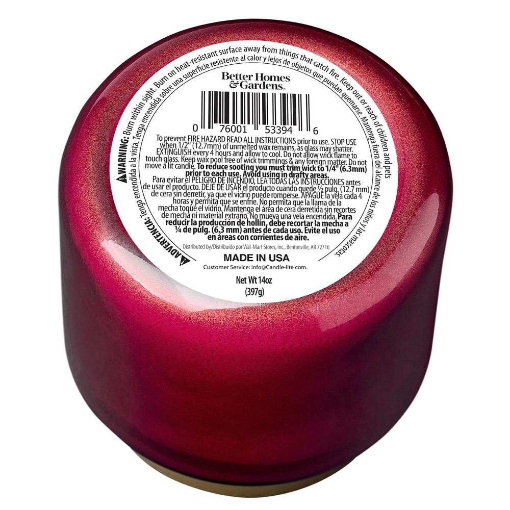 Red Glass Jar Candle with Gold - đánh giá và giá Home Fragrance Jar