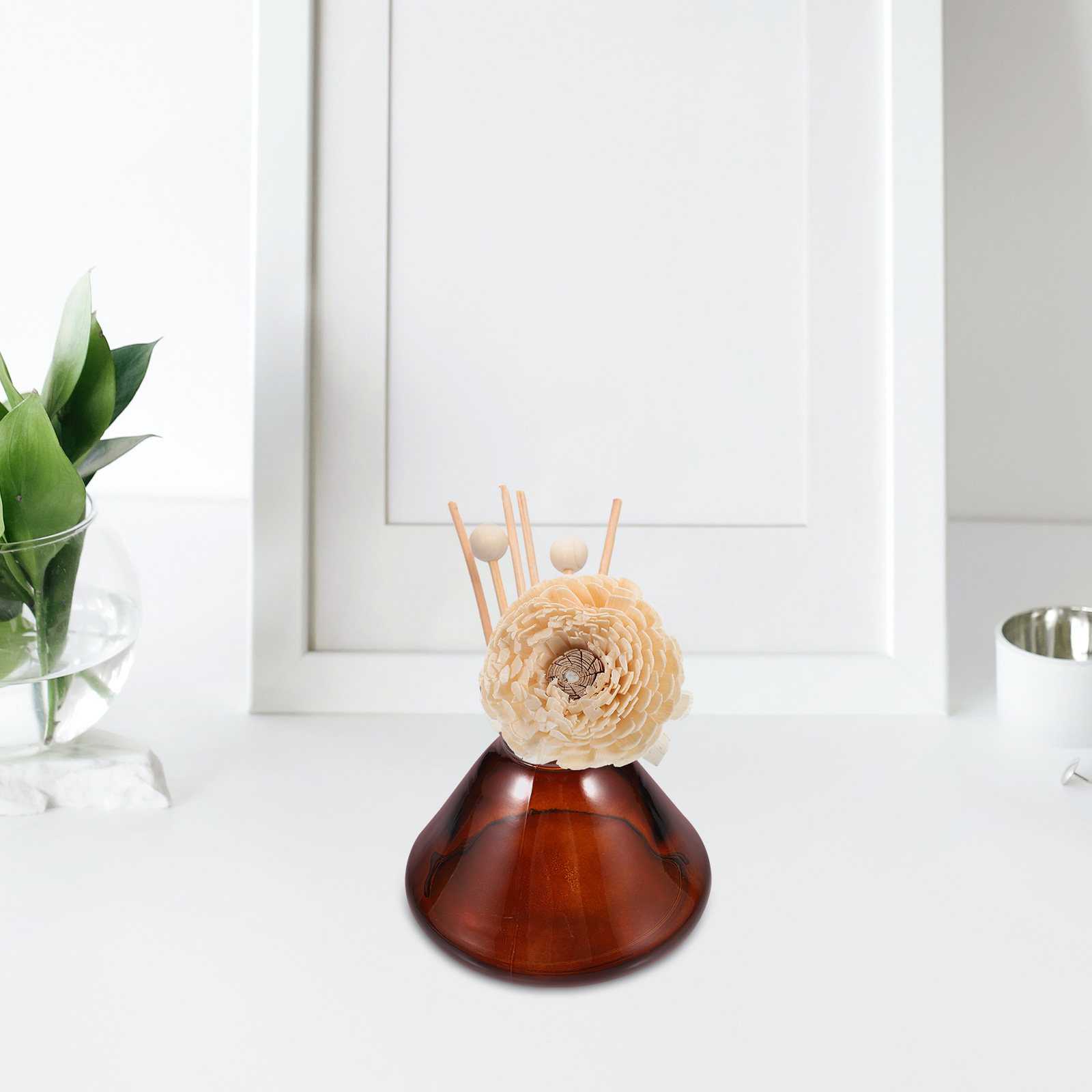 Glass Aromatherapy Bottle Wide - đánh giá và giá Home Fragrance Jar