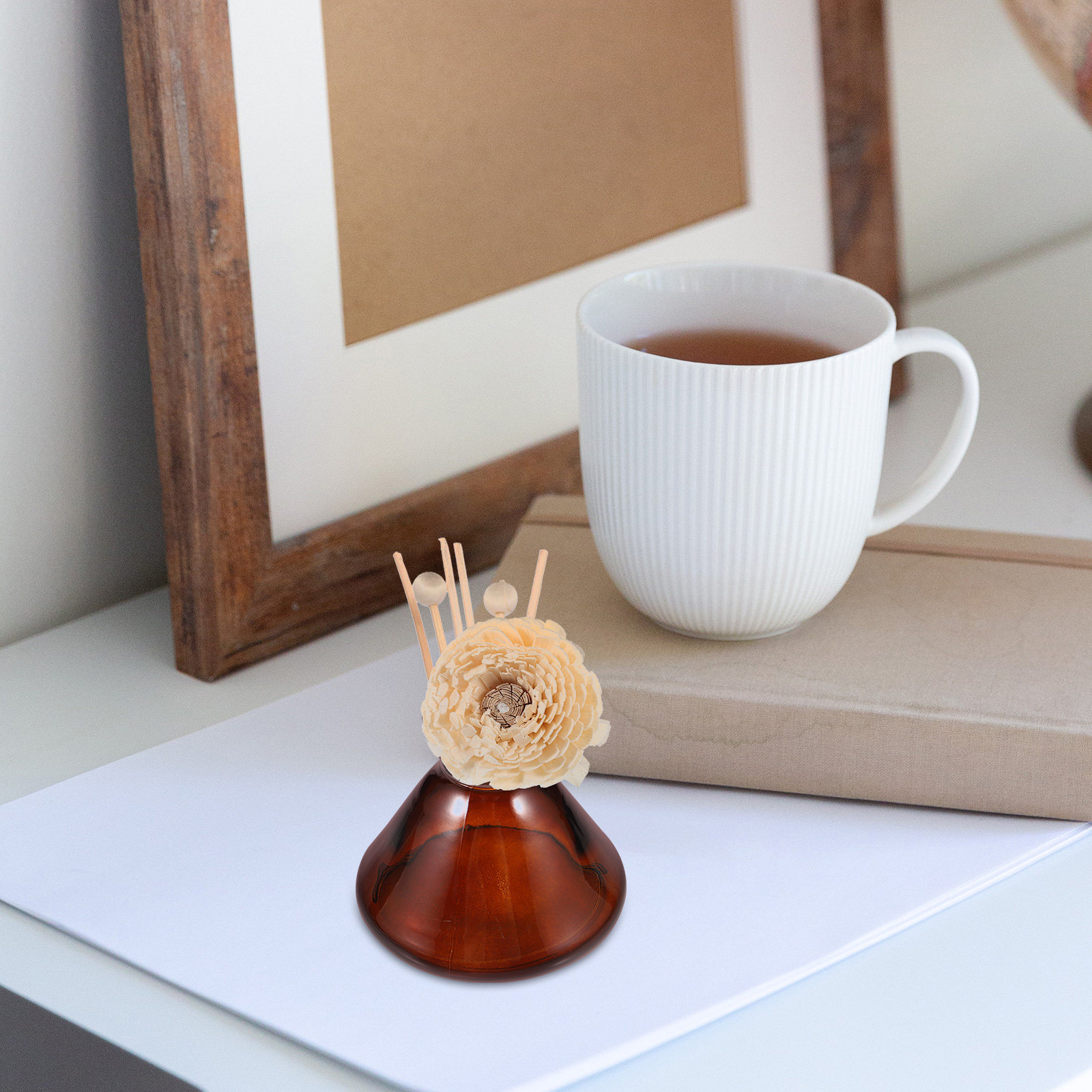 Glass Aromatherapy Bottle Wide - đánh giá và giá Home Fragrance Jar